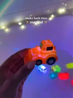 Bath time is now the easiest part of the day! 😅 these light up bath toys are AWESOME! #bathtoys #lightupbathtoys #watertoys #bathtime #toddlertoys 