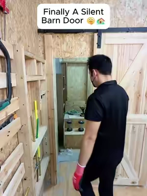 Upgrade your sliding barn door with this soft close mechanism that stops slamming, reduces shaking, and creates a smooth, quiet closing experience for every home renovation project. 🚪✨#toolupgrade #SummerVibes #DealsForYouDays #DIYProjects #HomeImprovement 