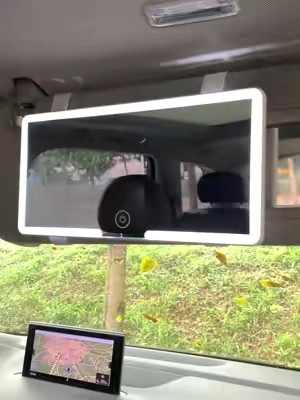 Get your passenger princess hers :) Rechargeable! #CarVanityMirror #LEDMirror #CarAccessories #fyp#tiktokshopstockup