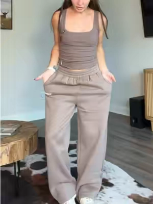 🤩🤎 @Comfrt #falldealsforyou #comfrt #comfrtcloudsweatpants #comfrtsweatpants #widelegsweatpants 