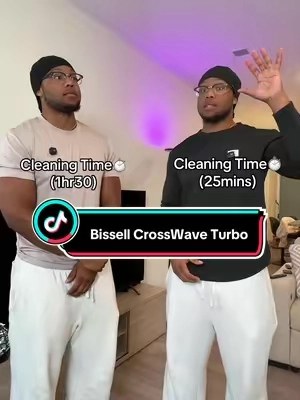 Bissell CrossWave Turbo vacuums,mops and sanitizes all at once👍🏽 #bissellcrosswave #vacmop #vacuummop #mop #tiktokshopcreatorpicks 