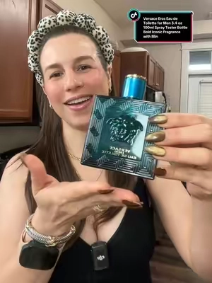 Envío gratis!!✅😍✨y es el original !! Versace Eros Eau de Toilette para hombres 3.4 oz 100ml Spray Tester Bottle Bold Iconic Fragrance with Mint Green Apple Lemon Tonka Bean Geranium Vanilla Notes Woody #erosversace #perfumesoriginales #perfumesmasculinos #perfumecollection #perfumes 