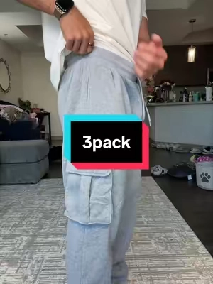 5’8 155 Size M #baggy #sweatpants #cargo #fleece #3pack