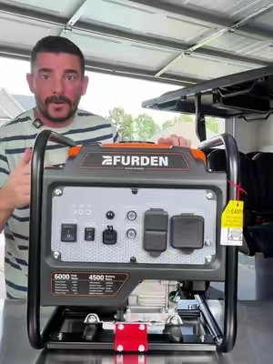 A 6000W generator for THIS price?!#generator #backuppower #emergencypower #tiktokshopcreatorpicks 