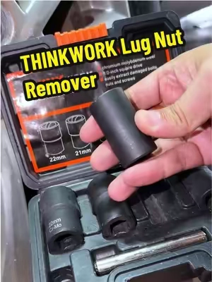 Don't let a stubborn lug nut ruin your day. Reverse-thread sockets mean no trip to the shop. Rusty, stuck... no problem. Work smarter, not harder. Save time and avoid costly repairs. #ReverseThreadSocket #LugNutRemoval #ImpactToolUpgrade #MechanicLife #DIYCarRepair