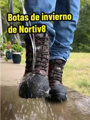 Botas con aislamiento térmico de 200 gramos de insulacion y suela antideslizante de Nortiv8 #tiktokshopcreatorpicks #tiktokshopfalldealsforyou #tiktokshopstockup #botasdetrabajo #sohochic 