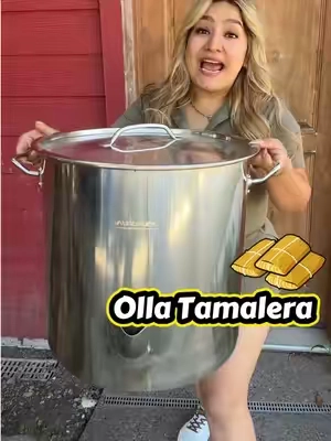 Una meta olla tamalera #tamales #mexicanfood #paisanos #tiktokshopcreatorpicks 