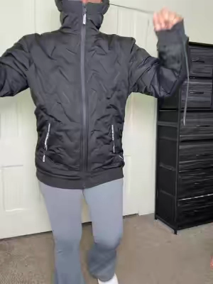Chamarra impermeable y afelpada por la parte de adentro para temporada de invierno #chamarra #jacket #tiktokshopstockup 