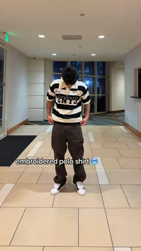 5’11 wearing medium #OOTD #knitpolo #streetwear #polo 