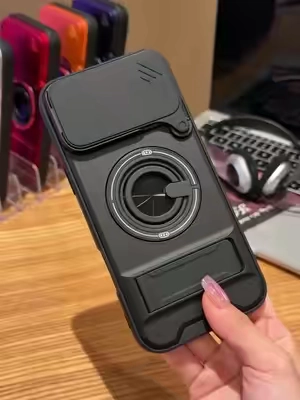 Shockproof Magnetic Case with Slide Camera Lens Protector For iphoe17 16 15 1413 and SamsungGalaxyS25S24S23S2 2S21UltraPlusRotatingRingHold er.#samsunggalaxyphonecase #CaseMagneticoGalaxyProteccionCompleta#tiktokshopstockup 