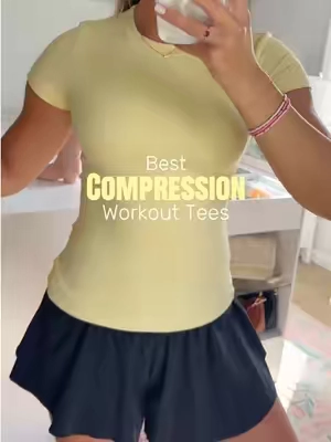 so many colors too!! #compressionshirt #workouttop #gymclothes 
