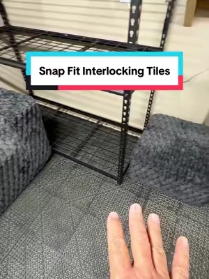 Easy way to upgrade your floor without a major project! These snap-together tiles install fast and give any space a clean new look. #FloorTiles #GarageUpgrade #HomeImprovement #DIYProjects #VEVOR @Haidee_Collab @VEVOR Outdoor Store @VEVOR Store @VEVOR Automotive Store 