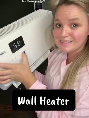 Warm when you want it, cool when you need it 🙌 Wall-mounted comfort for every season!  #Home #HomeUpgrade #Heater #Fan #Tiktokshopstockup