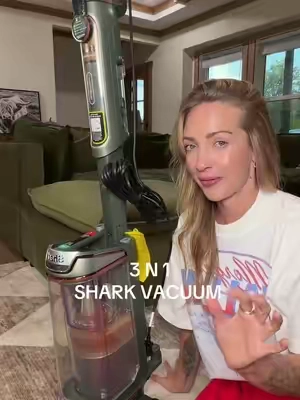 Seriously the best vacuum I have ever owned! I loveeee it! It also has a deodorizer that smells like heaven, blue light so you can see everything on the floor, and edge detection! #sharkvacuum #vacuumcleaner #vacuum 