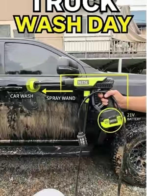Saturday plans: coffee, music, and finally dealing with the car sitting in the driveway. 😂 I filled the bucket, grabbed the cordless washer, and turned a boring chore into part of the weekend. #tiktokshopfalldealsforyou  #seesesuperbrandday  #cleaningcar  #cleaningtool #washcar 