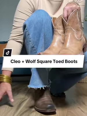 Replying to @Sweet Caroline 🍒❌🍒 have you seen the chocolate color?? I love the CLEO + WOLF Fern boots and the tan and the brown. They really are such a versatile western boot and so comfortable!  #tiktokshopstockup #authentik #westernboots #cowgirlboots #cowboyboots 