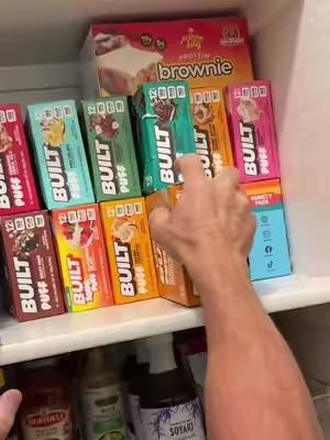 Every time he comes over, he cashes in on his dad tax  😂 ##builtbar##builtpuffbars##builtbarpuffs##proteinbar##proteinbars