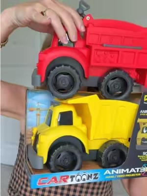 Animated trucks! #toddlergiftideas #cartoonz #animatedtrucks 