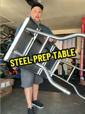 Grill setup, food prep, camping, hunting, fishing… there are a ton of ways I could use this thing. #vevor #preptable #outdoorcooking #deerhunt #campinggear 
