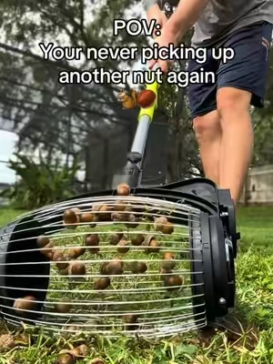 This Seese nuts gatherer has gotta be the best yard tool ever for fall! #seese #tiktokshopstockup 