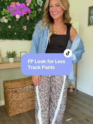 The viral FP look for less track pants just restocked in the leopard! Lots of other designs too! RUN! @Fisoew Fashion 