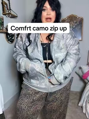 Comfy and camo 💃 @Comfrt #comfrt #comfrtclothing #hoodie #plussizefashion #tiktokshopstockup 