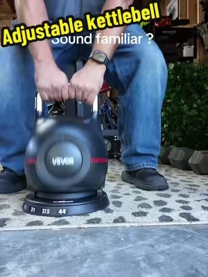 Adjustable kettlebell from Vevor ! A great piece of workout equipment that takes up little space! #kettlebell #kettlebellworkout #kettlebelltraining #adjustablekettlebell #vevor 
