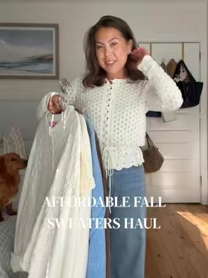 all my current favorites 🤍🍂 5’2 & 120lbs for reference! 