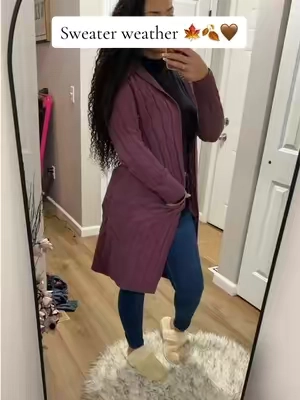 Cute and cozy is all I want as winter approaches. #cardigan #cozy #cute #fallvibes #sweaterweather 