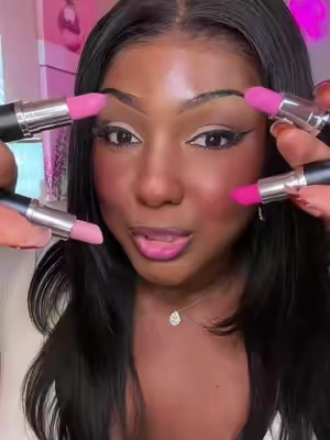 Pink girls, if you’re seeing this, move accordingly. 🎀🩷🍭💜 Results may vary. Prices and promotions were accurate as of September 24, 2026 and may change. #maccosmetics #maclipstick #pinklipstick #blackgirlmakeup #cooltonemakeup 
