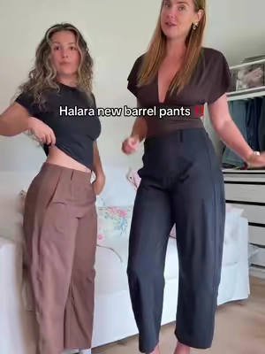 Tall or short girl friendly @Halara  #halara #barrelpants #tiktokshopcreatorpicks #tallgirlapproved #tiktokshopstockup 