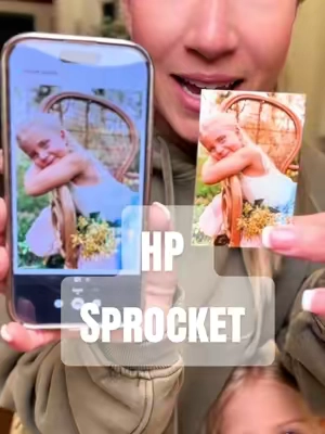 This is so cool! No ink required and still prints in color! #CapCut #hpsprocket #portableprinter #thermalprinter #printer 