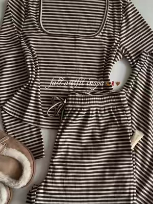 #fall #falloutfits #fallaesthetic #twopieceset #cozyseason 