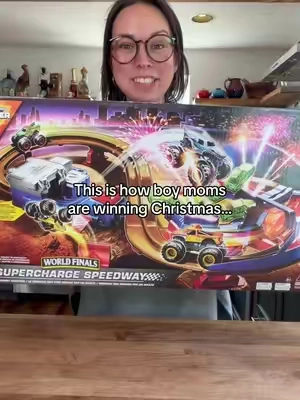 Replying to @KREW Family Reviews imagine your little boy waking up to THIS on Christmas morning 🤩🎄🎁!! It’s giving core memories… #monstertrucks #monsterjam #boymom #qvc #qvcloyaltyprogram 