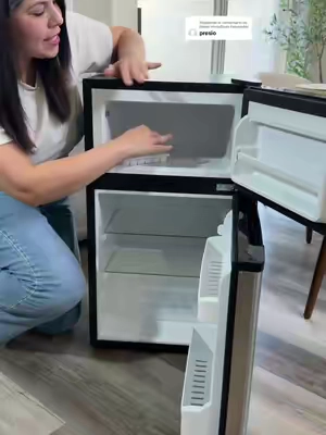 Respuesta a @Fanny Hinostroza Fernandez mini refrigerador de doble puerta tiene separado el congelador y el refrigerador #tiktokshopcreatorpiks #refrigerador #minirefrigrator #fridge #homeappliances 