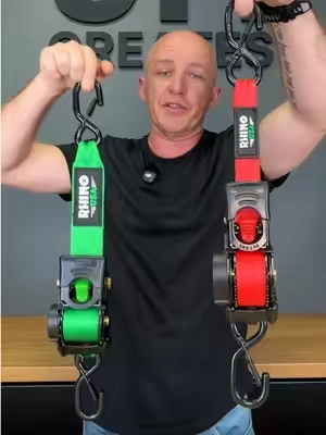 These Rhino ratchet straps are a must have #rhinousa #rhinoratchetstraps #ratchetstraps #giftsforhim #retractableratchetstrap 