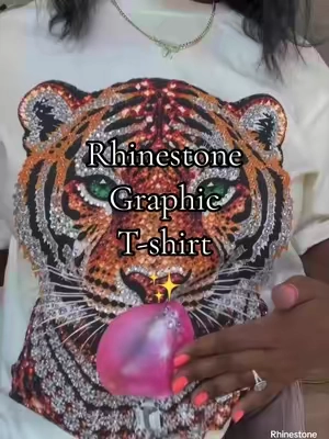 Replying to @Miss Roshaunda rhinestone tiger graphic tee #rhinestoneshirt #dopaminedressing #tiktokshopdealsforyoudays #tiktokshopstockup #tiktokshopcreatorpicks @Printella Boutique 