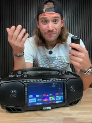 Altec Lansing 7” TV Streaming Boombox #tailgating #camping #boombox #alteclansing #bluetoothspeaker 