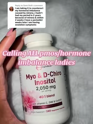 Replying to @Sami Doll Not medical claims but this stuff has changed my life!! Especially life changing for my pmos symptoms! #pmos #pmosawareness #pcosawarness #hormoneimbalance #pcossupport 