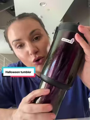 Grab your limited edition Halloween tumbler while supplies last! #tumblers #watertumbler #leakprooftumbler #spookyseason #limitededition 