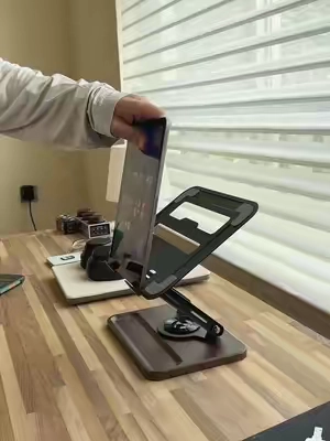 If you use a separate keyboard with your laptop, you need a laptop stand like this!#laptopstand #laptopaccessories #ipadstand #workformhome #tiktokmademebuylt 