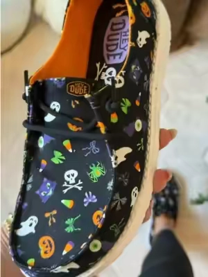 Heydude Wendy Boo Shoes restocked TODAY!  #heydudeshoes #heydudes #heydude #halloween #spookyseason 