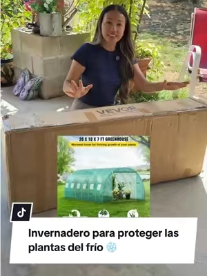 Consegui un invernadero grande para proteger mis plantas del frío. Este año lo podemos conseguir aquí en TikTok Shop de la compañía Vevor el carrito naranja, te comparto el enlace en diferentes tamaños Disponible #greenhouse #vevorgreenhouse #vevor #tiktokshopstockup #tiktokshopcreatorpicks 