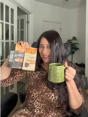 Tomando un rico café 