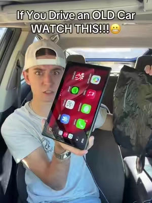 It works so well😮‍💨😄 #carplay #carplayscreen #applecarplay #caraccessories #oldcar 