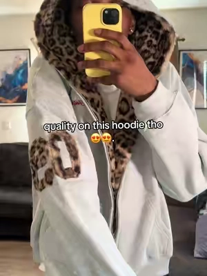 instant cop #fyp #cheetahprint #hoodie #fashion 