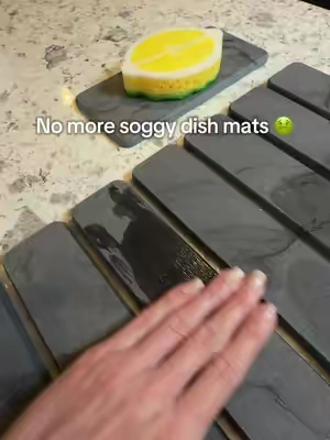 💦🍽️✨ This diatomaceous earth dish drying mat is such a nice upgrade for the kitchen counter. The quick-drying stone surface absorbs water fast, helps keep the sink area looking cleaner, and the marble design gives it a polished look. #DishDryingMat #DiatomaceousEarthMat #KitchenFinds #KitchenOrganization #KitchenEssentials  diatomaceous earth dish drying mat stone dish drying mat quick drying kitchen mat absorbent sink mat marble dish drying mat kitchen counter mat dish drying stone kitchen sink accessories kitchen organization