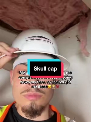 Lightweight, breathable and durable #skullcap #hardhat #giftideasforhim #bluecollarhusband 