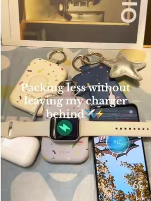 How I simplified my charging setup for trips#rorrycharger #powerbank #tiktokshopstockup #portablecharger #travelessentials 
