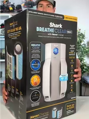 just in time for sickness season! #sharkbreatheclearmax #sharkairpurifier #sharkneverchangeairpurifier #airpurifier #sharkbreatheclear 